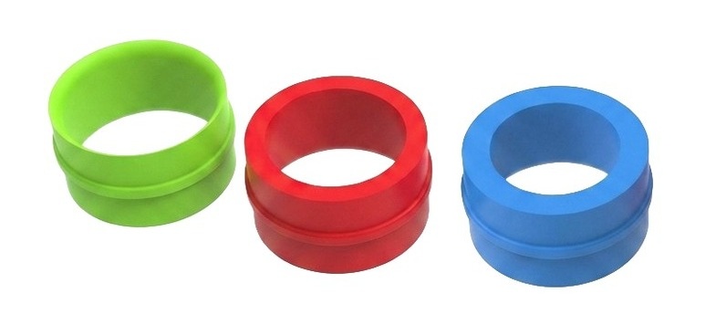 Blue, Red and Green Digit Driver rings